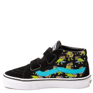 New Vans Sk8 Mid Uni Rex Glow In The Dark Size 13.5 Kids